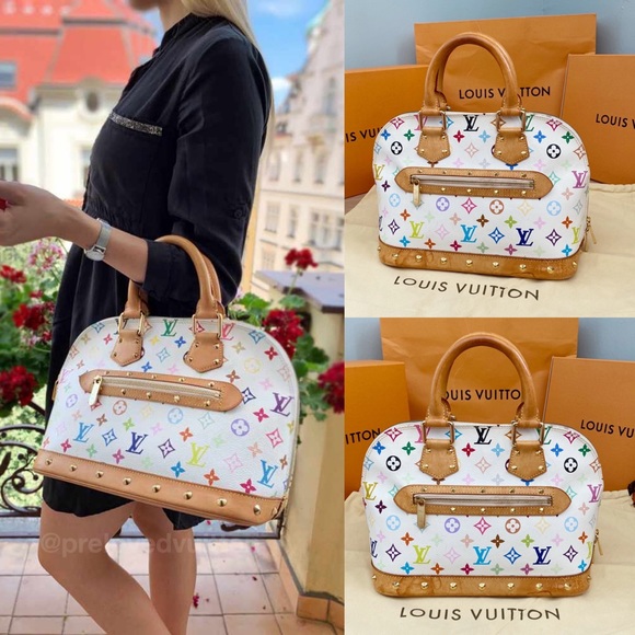 Louis Vuitton Handbags - 🌈✨ALMA✨🌈 Auth Louis Vuitton Multicolor Hand Bag!
